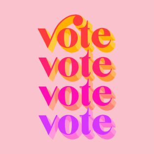 Vote Colorful T-Shirt