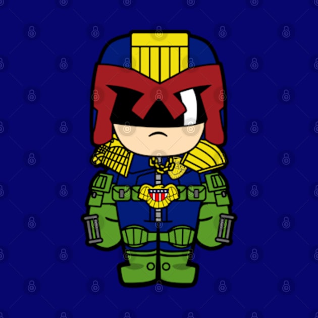 Judge Dredd Chibi by mighty corps studio