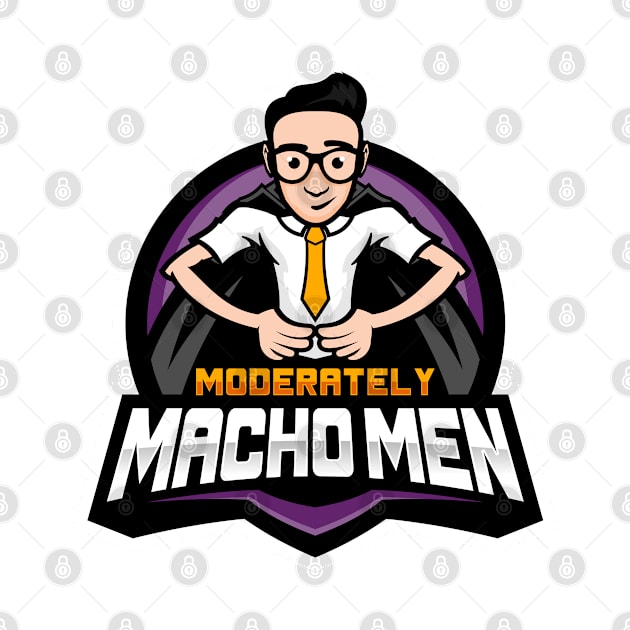 Moderately Macho Men - pocket print by mennell