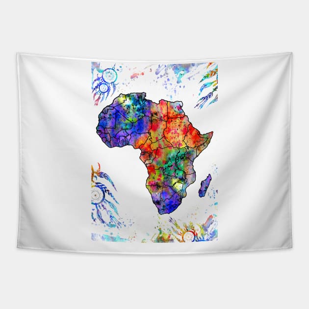 Africa Tapestry by RosaliArt