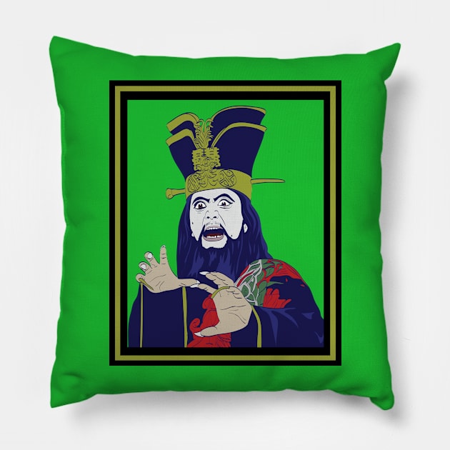 The Sorcerer Pillow by Echo9Studio