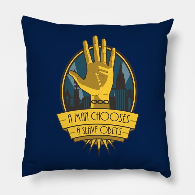 The Cult Of Rapture Pillow by Deadround