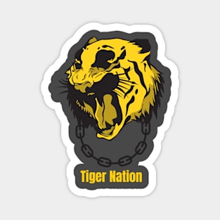 Tiger Nation Yellow Magnet