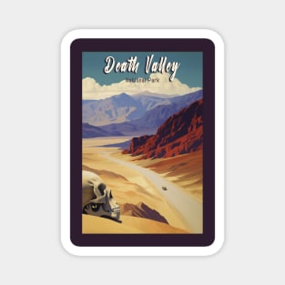 Death Valley National Park Vintage Travel  Poster Magnet