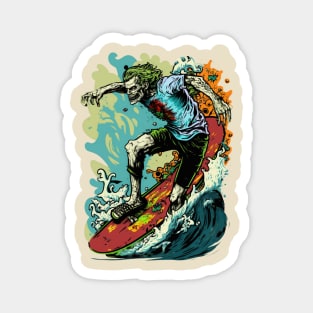 Zombie Surfer Magnet