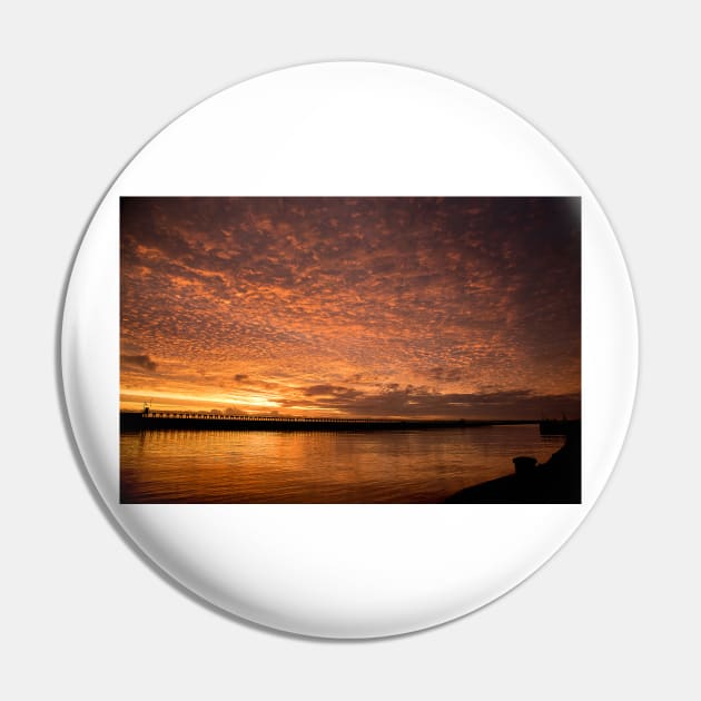 Red Sky in the Morning - re-work Pin by Violaman