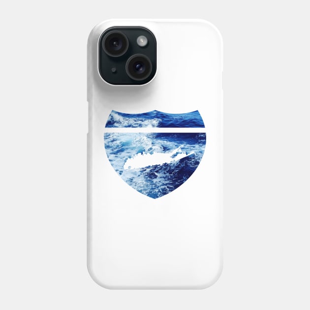 Big waves 495 Phone Case by Bullies Brand