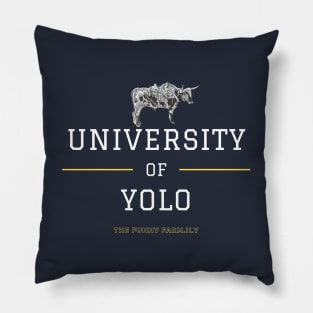 YOLO BOBO Life at The Funny Farm.ily Pillow