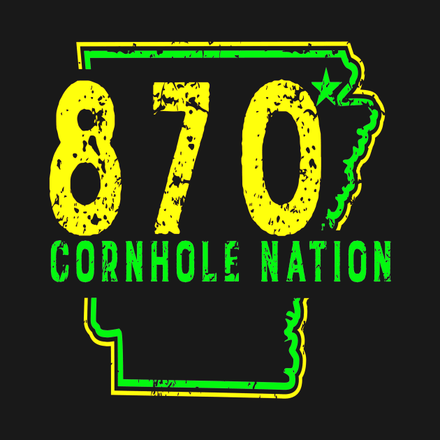 870 Green/Gold by 870 Cornhole Nation