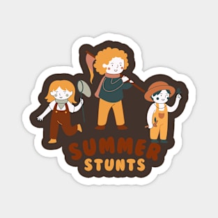 Summer Stunts Magnet