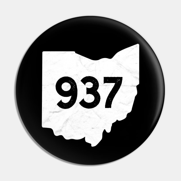 937 Dayton Ohio Outline Pin by fatdesigner