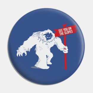 Funny Ski Shirt Abominable Snowman Onesie Pin