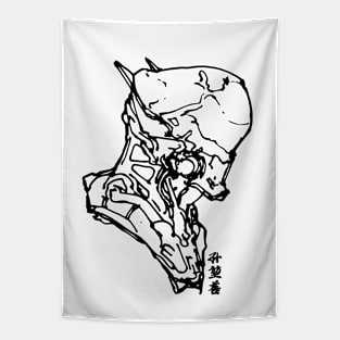 METAL HEAD: Ink Series 07 Tapestry