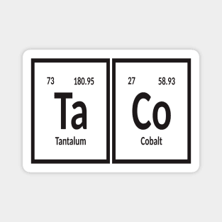 Taco | Periodic Table Magnet