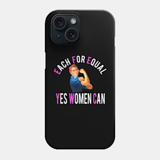 Yes Women Can International Womens Day 2020 Phone Case