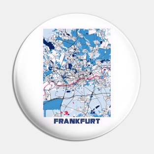 Frankfurt - Germary MilkTea City Map Pin