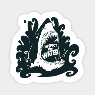 Respect the Water - Shark Magnet