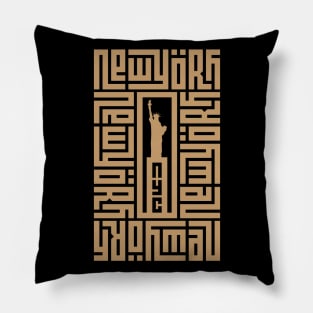 New York Statue Liberty Pillow