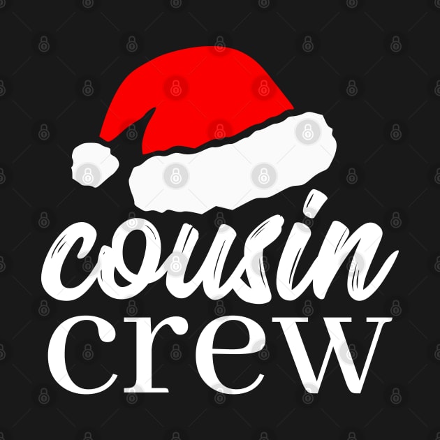 Christmas Cousin Crew, matching cousin Santa shirts for the cousin squad by FreckledBliss