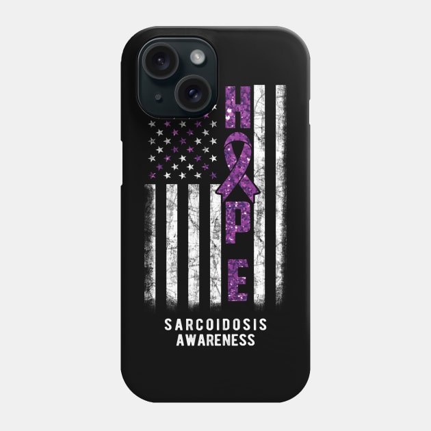 Sarcoidosis Awareness Hope Phone Case by Dylante