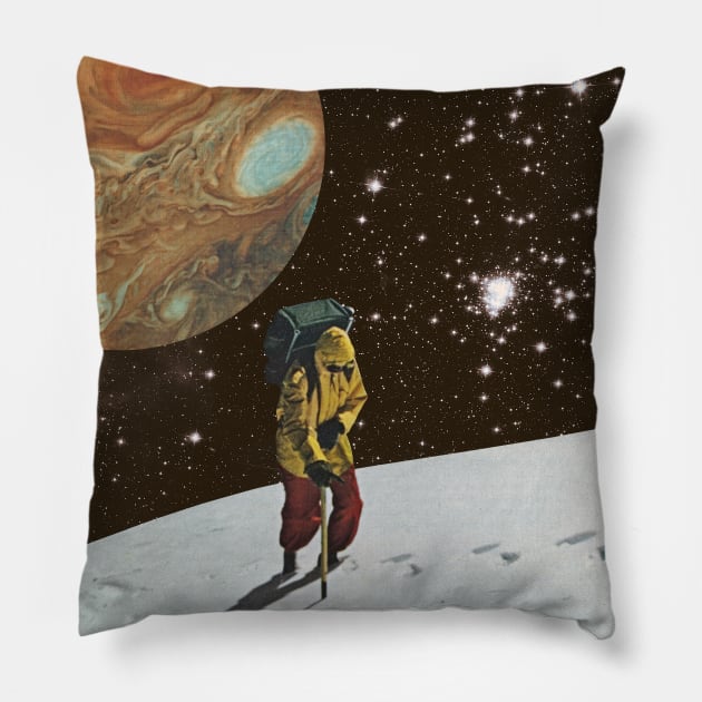 Hiking on the Moon Pillow by Lerson Pannawit