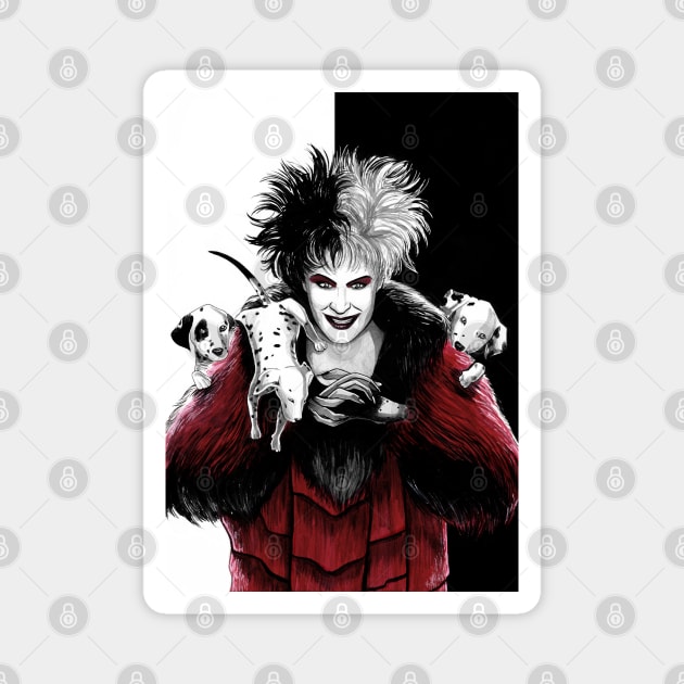 Cruella De Vil Magnet by Jomeeo