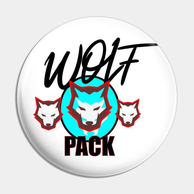 Wolf Pack Pin by damieloww