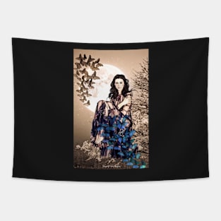 Lady butterfly Tapestry