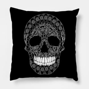 Mandala Skull Pillow