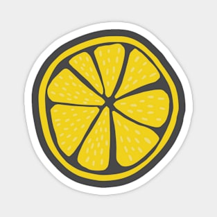 fresh lemon slice Magnet