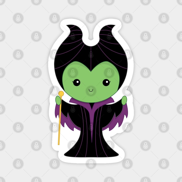 Ms Maleficent Magnet by gravelskies