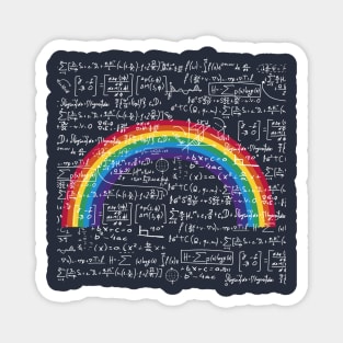 Rainbow math Magnet