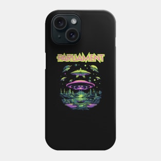 Parliament Funkadelic Retro Mothership UFO Rock Funk Throwback Phone Case