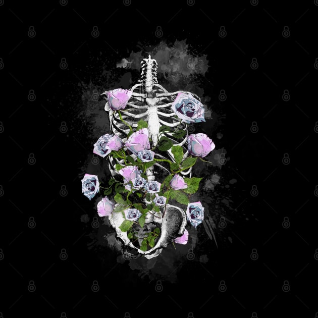 Rib Cage Floral 15 by Collagedream