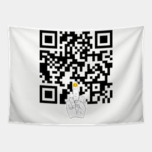 Fuck-You-QR-Code Tapestry