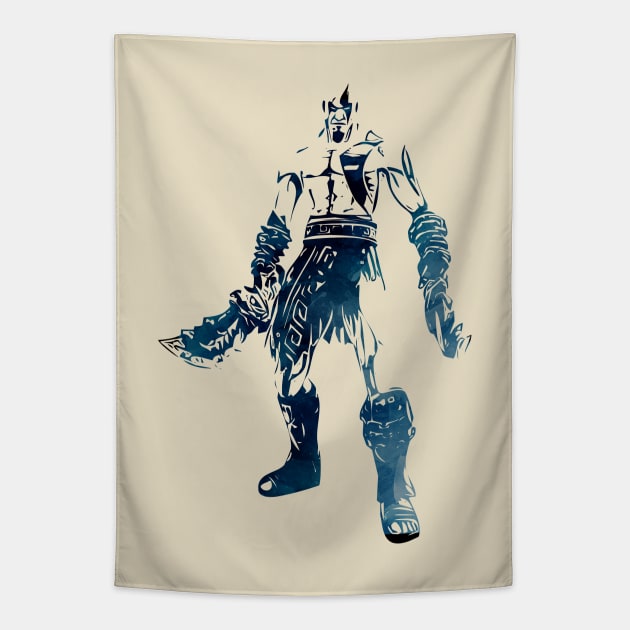 Kratos - God of War Tapestry by Naumovski