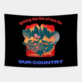 The love for our country Tapestry