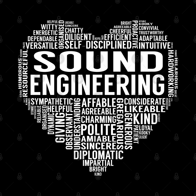 Sound Engineering Heart by LotusTee