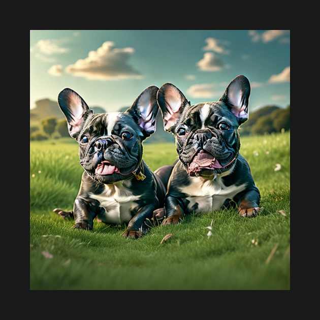 French Bulldog Puppies by PSYOP Industries 