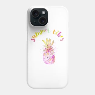 Pineapple summer vibes Phone Case