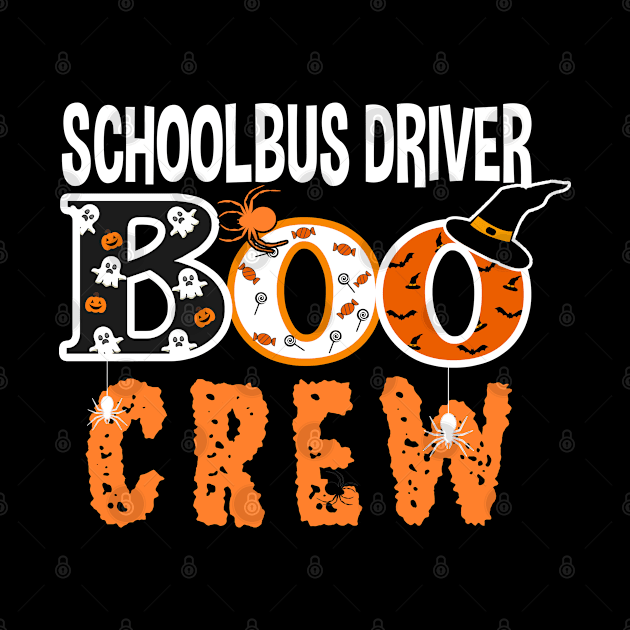 School Bus Driver Masks Boo Crew by FanaticTee