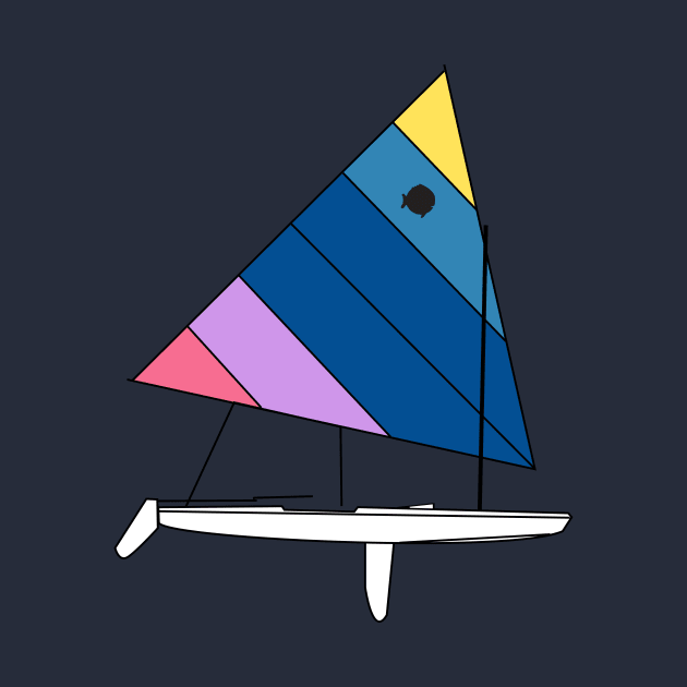 Sunfish Sailboat by CHBB