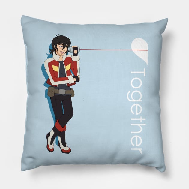 Tin Can Telephone (Keith) Pillow by hellotwinsies