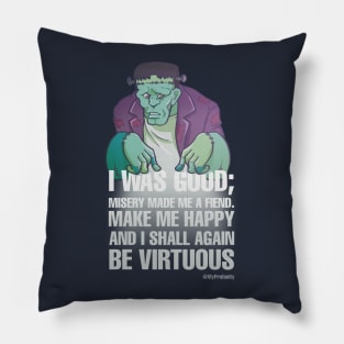 Frankenstein - Drawlloween2018 Pillow