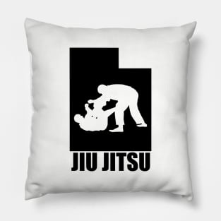 Utah BJJ (w/ Text) Pillow