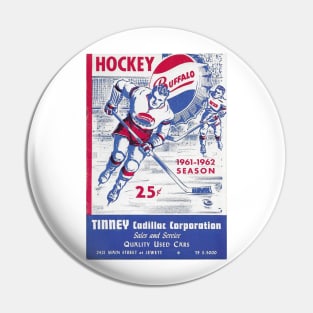 Vintage Buffalo Bisons Hockey Program Pin