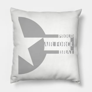 Proud Air Force Brat Roundel Star Pillow