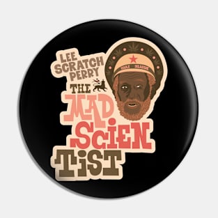 Lee Scratch Perry - The Mad Scientist: Dub Icon Tribute Design Pin