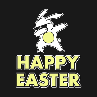 Funny Dabbing Bunny Happy Easter T-Shirt