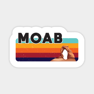 Moab Utah Nature Hiking Mountains Outdoors Vintage Magnet